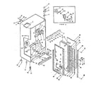 Kenmore 6287630660 refrigerator cabinet - air handling diagram
