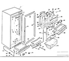 Kenmore 757720940 cabinet diagram