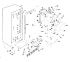 Kenmore 757726942 freezer cabinet diagram