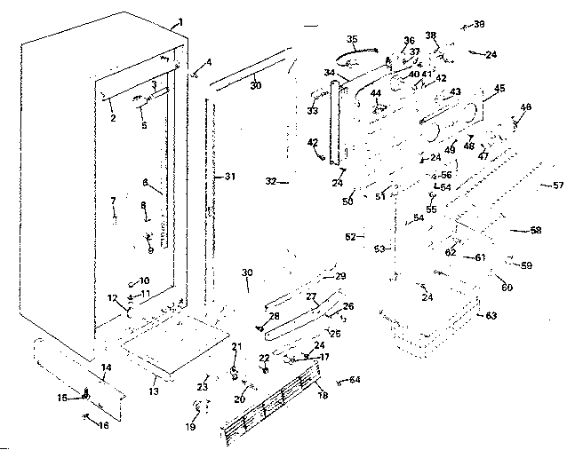 Freezer cabinet