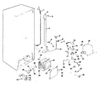 Kenmore 757725941 freezer unit diagram