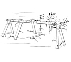Sears 70172949-79 frame assembly diagram