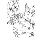 Kenmore 1105907610 base and bulkhead assembly diagram