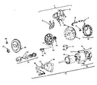 Briggs & Stratton 402417 (0660-01 - 0660-01) starter motor group diagram