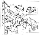 Kenmore 1067640611 icemaker parts diagram