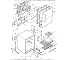 Kenmore 5648912520 cabinet parts diagram