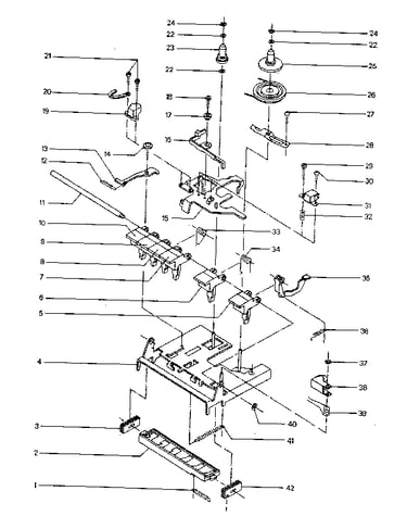 Cassette mechanism parts