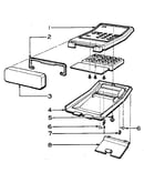 Remote control transmitter cabinet parts