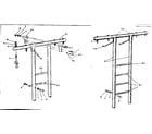Sears 51272758-81 climber leg assembly diagram