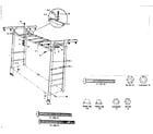 Sears 51272758-81 climber and hardware diagram