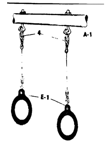 Gym ring assembly #90104