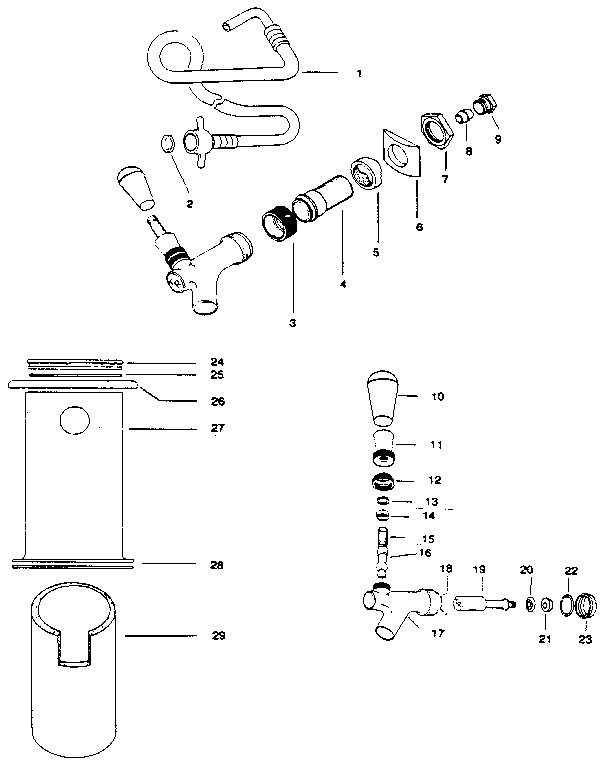"tr" draught arm