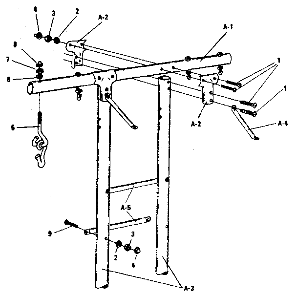 Climber leg assembly