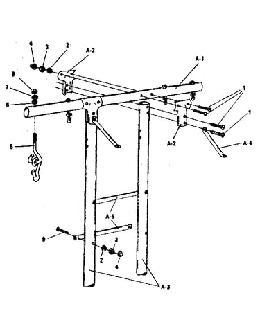 Climber leg assembly