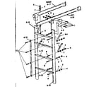 Sears 51272252-82 rear tower leg assembly diagram
