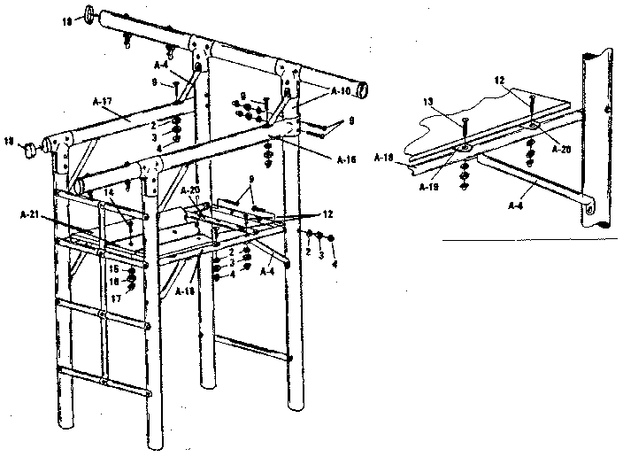 Tower deck assembly