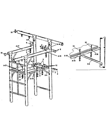 Tower deck assembly