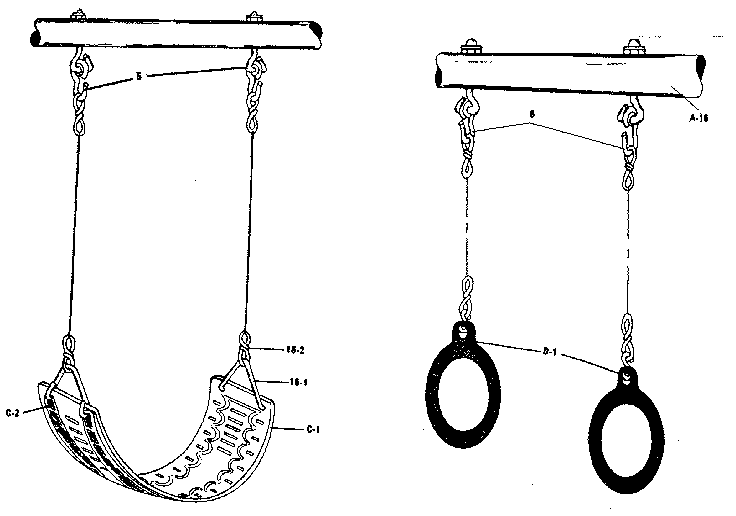 Gym ring assembly
