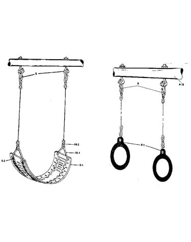Gym ring assembly