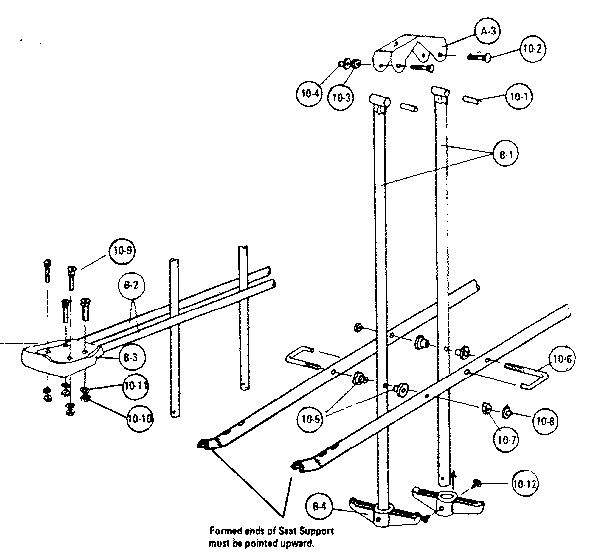 B-glide ride assembly #94206