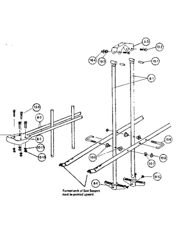 B-glide ride assembly #94206