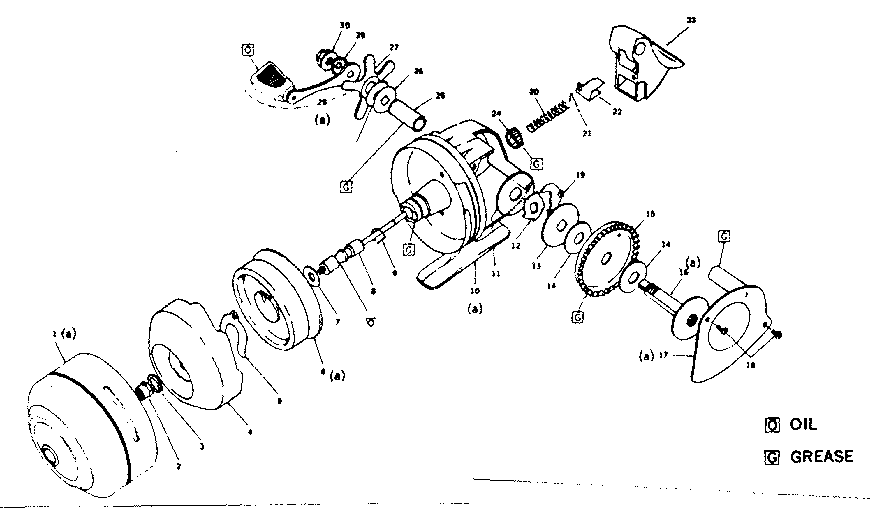 Spin casting reel assembly