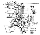 Craftsman 33511979 radial arm saw & drill press diagram