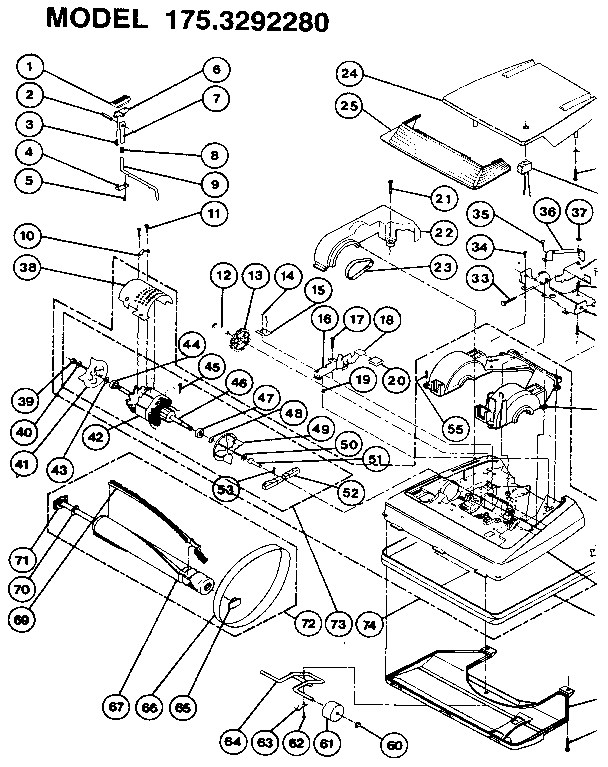 NOZZLE AND MOTOR ASSEMBLY