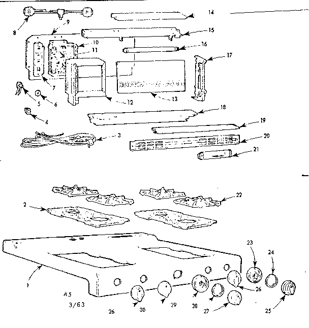 Backguard and maintop