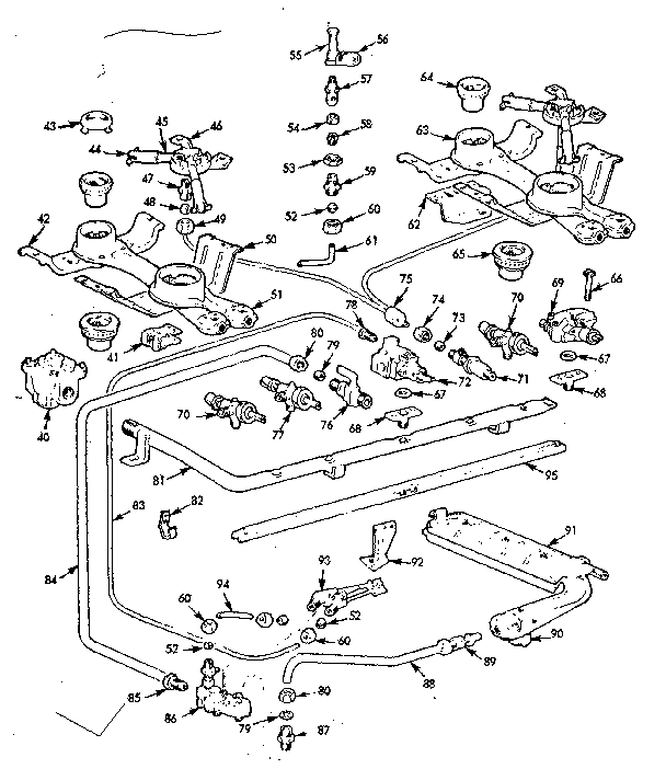 Burner section