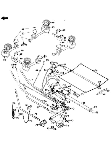 Burner and controls assembly