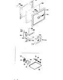 Oven door-compartment door