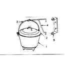 Boston bean pot with crane hook