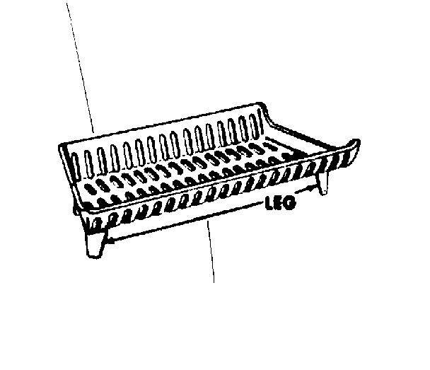 Cast iron grate basket