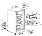 Kenmore 5648611161 cabinet diagram