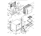 Kenmore 5648911721 cabinet parts diagram