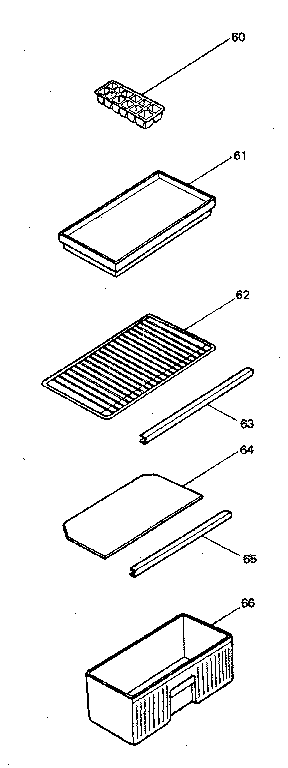 Shelves and basket