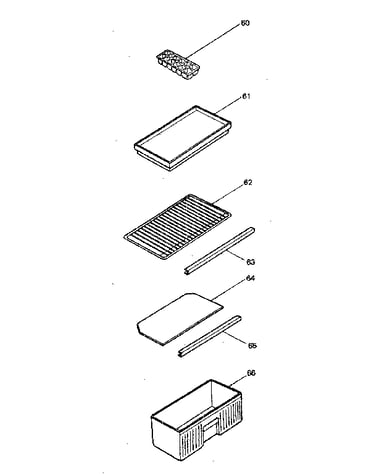 Shelves and basket