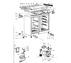 Kenmore 5648926020 cabinet diagram