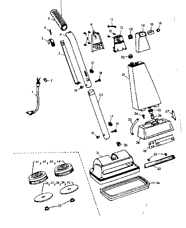 External machine parts