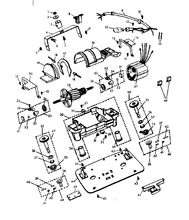 Internal machine parts