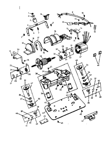 Internal machine parts