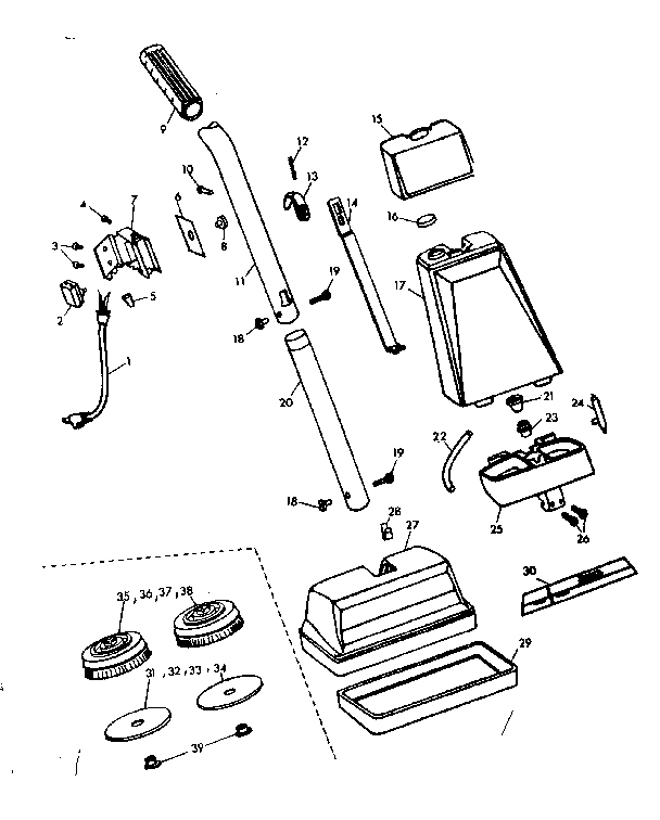 External machine parts