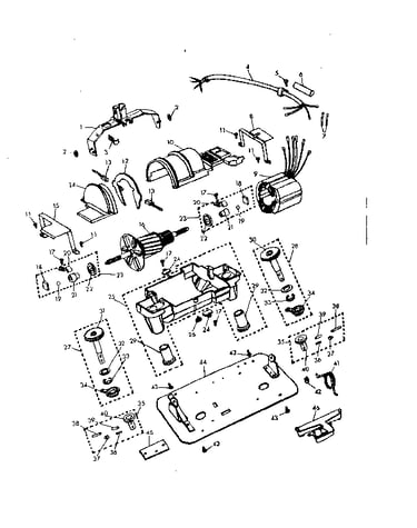 Internal machine parts
