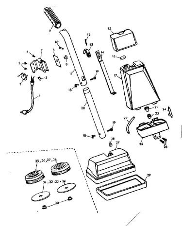 External machine parts