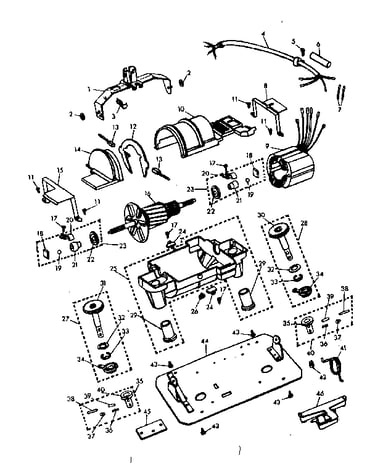 Internal machine parts