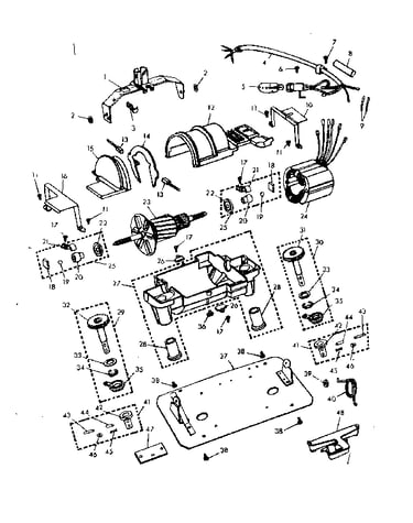 Internal machine parts