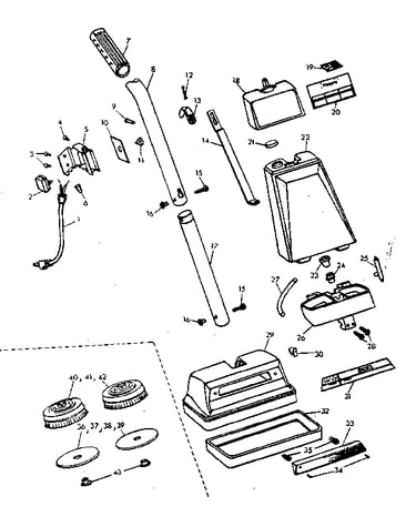 External machine parts