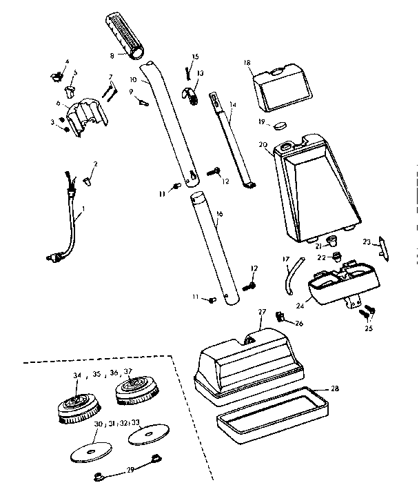 External machine parts