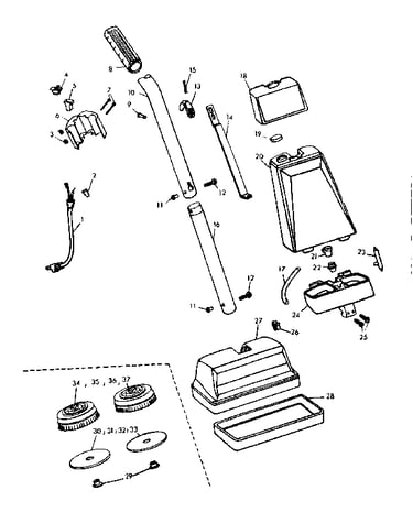 External machine parts
